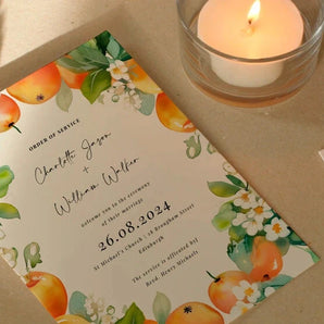 Order of Service Wedding Printing Print Zoo 