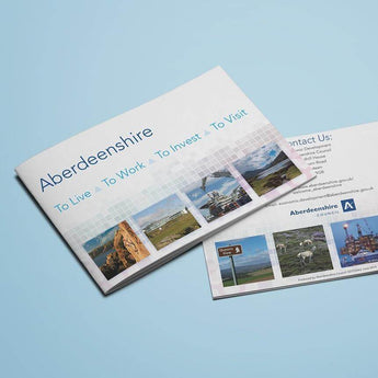 A4 Landscape Booklets with Heavy Cover Saddle and Stitched Booklets Print Zoo