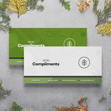 Recycled Compliment Slips Business Stationery Print Zoo