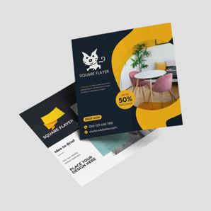 Square Flyers | Leaflets Flyers Print Zoo 